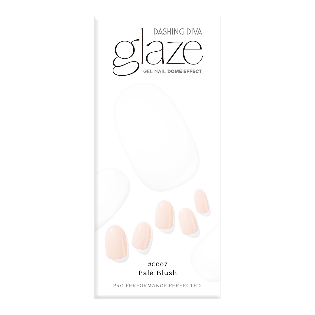 UÑas Adhesivas Glaze Color Pale Blush